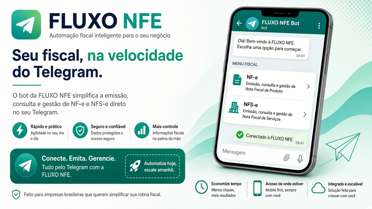 Telegram Fiscal — bot NF-e NFS-e